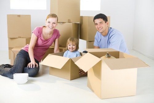 Office removal team planning a business relocation in an Italian city