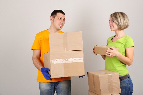 Packing and loading furniture for a move in Italy