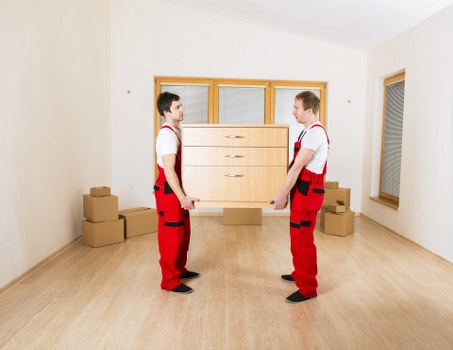 House removals and furniture moving service section